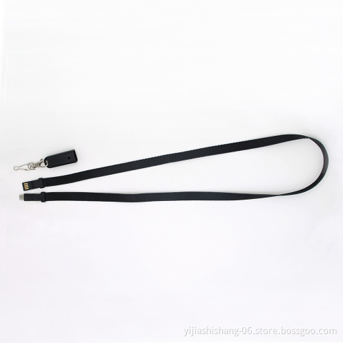 Creative 3 in 1 Polyester Lanyard USB Charging Cable for Micro USB,iPhone and Type C Mobile phone accessories